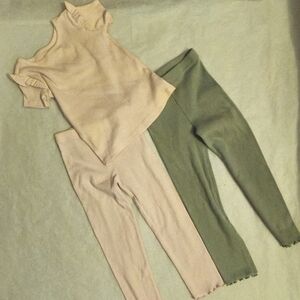 Garanimals Kids Matching Set in Cream and Green